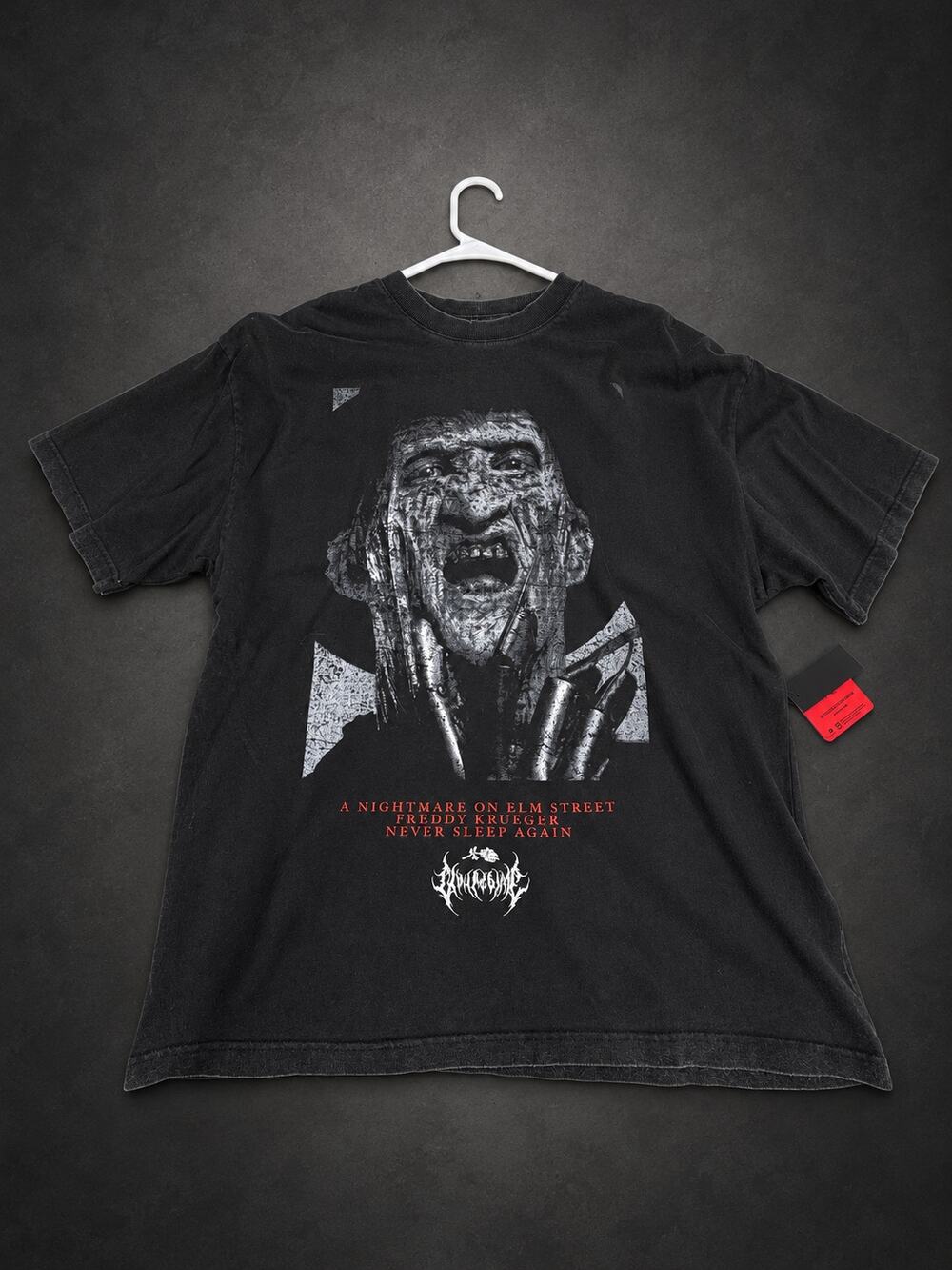 Civil Regime x Freddy Krueger Graphic T-Shirt — Washed Black RH-140